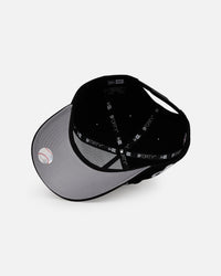 New Era Philadelphia Phillies 'Oversized Gothic Script Crown' 9FORTY A-Frame Snapback Black/White