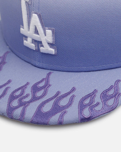 New Era Los Angeles Dodgers 'Sundye Flames' 59FIFTY Fitted Lavender
