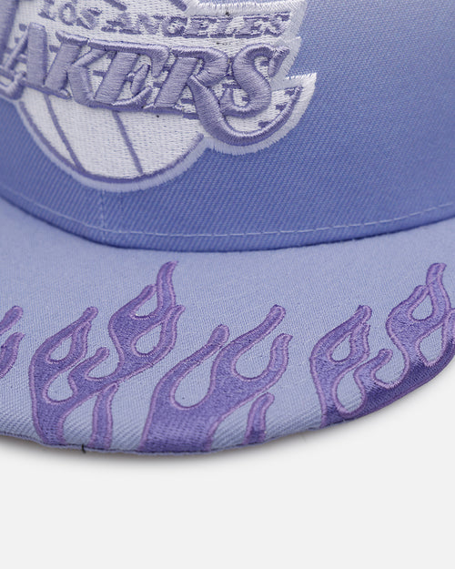 New Era Los Angeles Lakers 'Sundye Flames' 59FIFTY Fitted Lavender