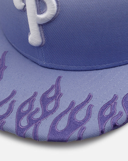 New Era Philadelphia Phillies 'Sundye Flames' 59FIFTY Fitted Lavender