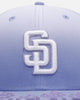 New Era San Diego Padres 'Sundye Flames' 59FIFTY Fitted Lavender
