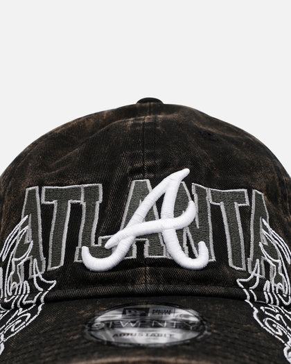 New Era Atlanta Braves 'Tribal' Classic Casual Strapback Washed Black