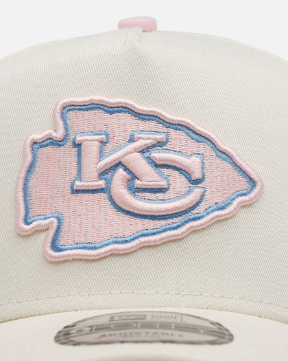New Era Kansas City Chiefs 'Pastel' 9FORTY A-Frame Snapback Chrome White