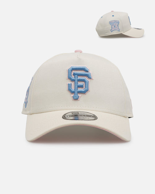 New Era San Francisco Giants 'Pastel' 9FORTY A-Frame Snapback Chrome White