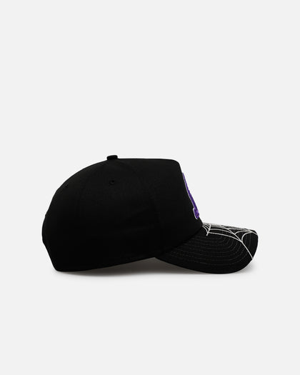 New Era Los Angeles Lakers 'Spider Web Visor' 9FORTY A-Frame Snapback Black