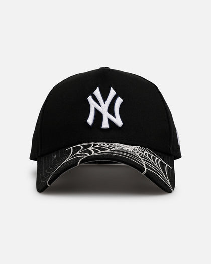 New Era New York Yankees 'Spider Web Visor' 9FORTY A-Frame Snapback Black