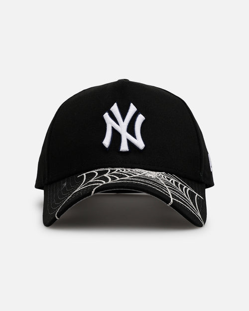 New Era New York Yankees 'Spider Web Visor' 9FORTY A-Frame Snapback Black