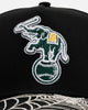 New Era Oakland Athletics 'Spider Web Visor' 9FORTY A-Frame Snapback Black