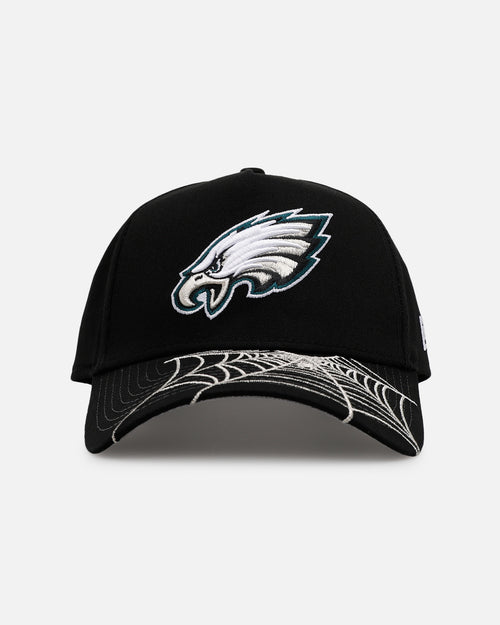 New Era Philadelphia Eagles 'Spider Web Visor' 9FORTY A-Frame Snapback Black
