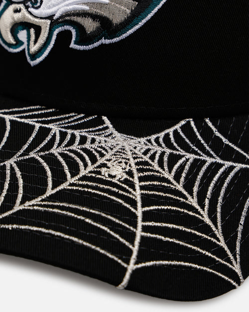New Era Philadelphia Eagles 'Spider Web Visor' 9FORTY A-Frame Snapback Black