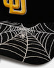 New Era San Diego Padres 'Spider Web Visor' 9FORTY A-Frame Snapback Black