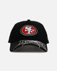 New Era San Francisco 49ers 'Spider Web Visor' 9FORTY A-Frame Snapback Black