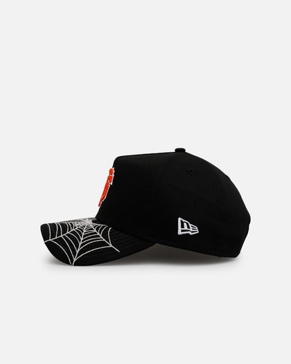 New Era San Francisco Giants 'Spider Web Visor' 9FORTY A-Frame Snapback Black