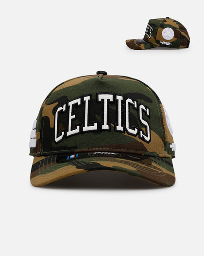 Pro Standard Boston Celtics 'Woodland Camo' Pro Pinch Snapback Camo