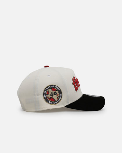 New Era Houston Astros 'Chrome Metallic Wordmark' 9FORTY A-Frame Snapback Chrome