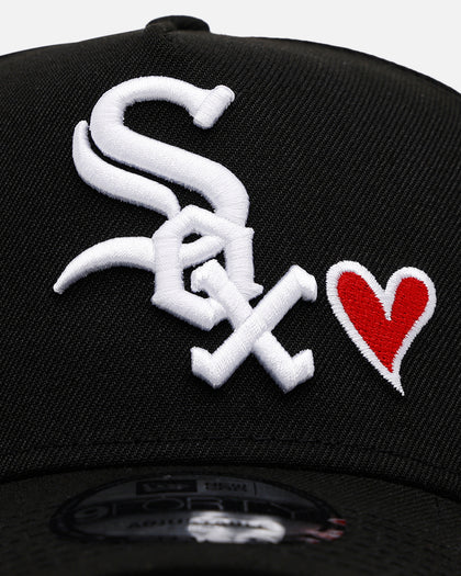 New Era Chicago White Sox 'Team Color Hearts' 9FORTY A-Frame Snapback Black