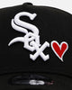 New Era Chicago White Sox 'Team Color Hearts' 9FORTY A-Frame Snapback Black