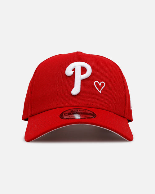 New Era Philadelphia Phillies 'Team Color Hearts' 9FORTY A-Frame Snapback Red
