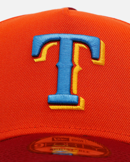 New Era Texas Rangers 'Horizon' 9FORTY A-Frame Snapback Orange