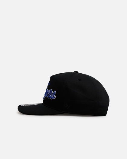 47 Brand Los Angeles Dodgers 'Black Dome Script' 47 Hitch Snapback Black