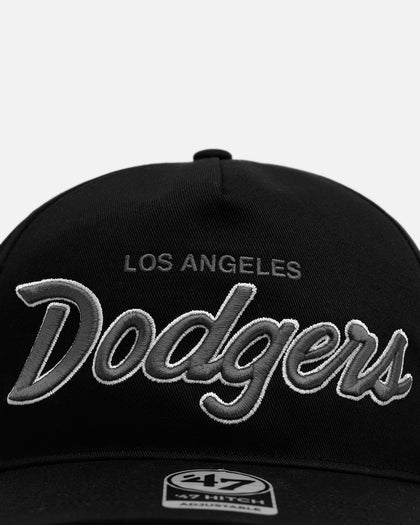 47 Brand Los Angeles Dodgers 'Black Dome Script' 47 Hitch Snapback Black