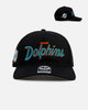 47 Brand Miami Dolphins 'Black Dome Script' 47 Hitch Snapback Black