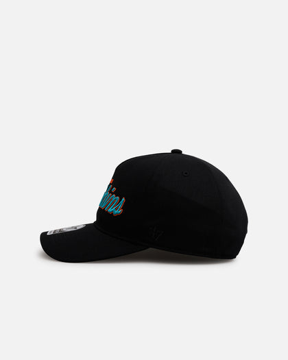 47 Brand Miami Dolphins 'Black Dome Script' 47 Hitch Snapback Black