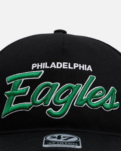 47 Brand Philadelphia Eagles 'Black Dome Script' 47 Hitch Snapback Black