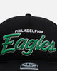 47 Brand Philadelphia Eagles 'Black Dome Script' 47 Hitch Snapback Black