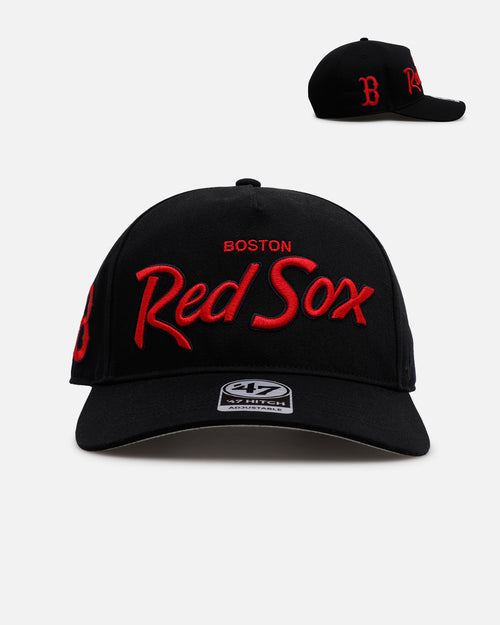 47 Brand Boston Red Sox 'Black Dome Script' 47 Hitch Snapback Black