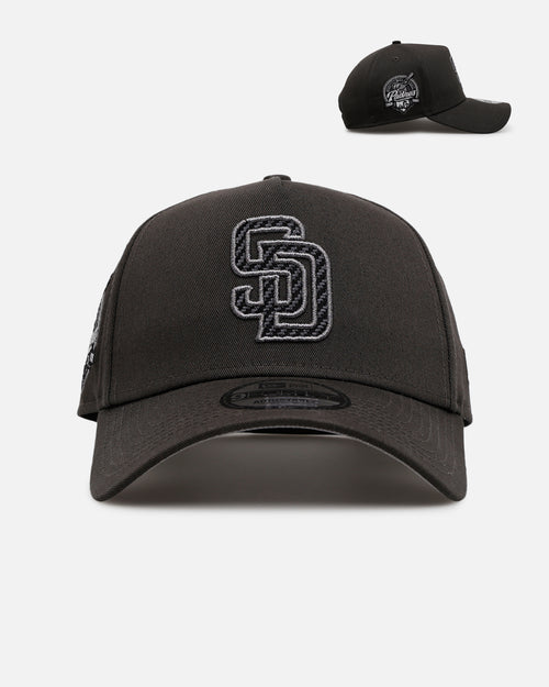 New Era San Diego Padres 'Carbon Weave' 9FORTY A-Frame Snapback Black