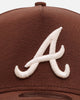 New Era Atlanta Braves 'Cozy 2.0' 9FORTY A-Frame Strapback Brown