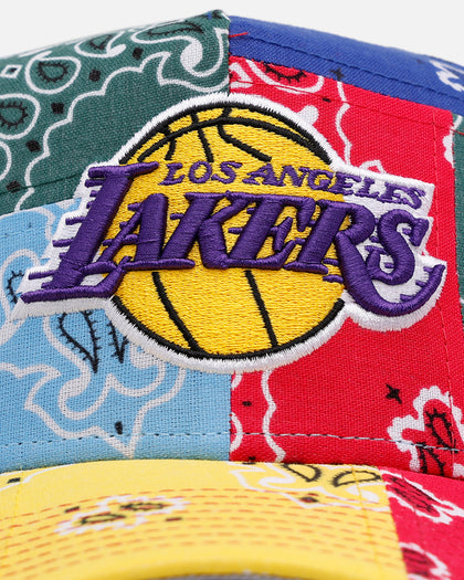 New Era Los Angeles Lakers 'Paisley Patchwork' 9FORTY A-Frame Snapback Multi