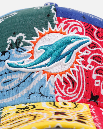 New Era Miami Dolphins 'Paisley Patchwork' 9FORTY A-Frame Snapback Multi