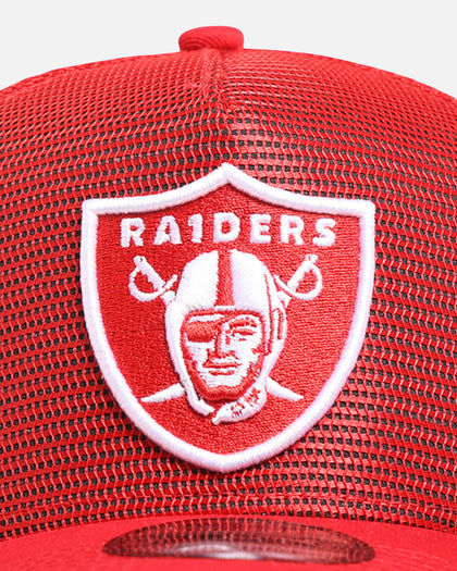 New Era Las Vegas Raiders 'Polychromatic Mesh' 9FORTY A-Frame Snapback Scarlet/White