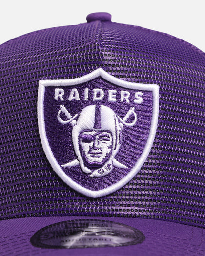 New Era Las Vegas Raiders 'Polychromatic Mesh' 9FORTY A-Frame Snapback True Purple