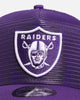 New Era Las Vegas Raiders 'Polychromatic Mesh' 9FORTY A-Frame Snapback True Purple