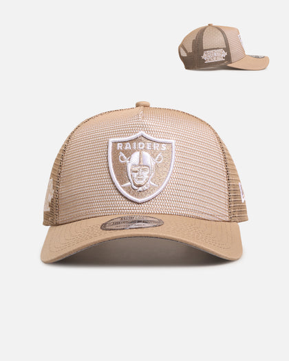 New Era Las Vegas Raiders 'Polychromatic Mesh' 9FORTY A-Frame Snapback Camel