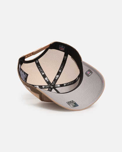 New Era Las Vegas Raiders 'Polychromatic Mesh' 9FORTY A-Frame Snapback Camel