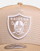 New Era Las Vegas Raiders 'Polychromatic Mesh' 9FORTY A-Frame Snapback Camel