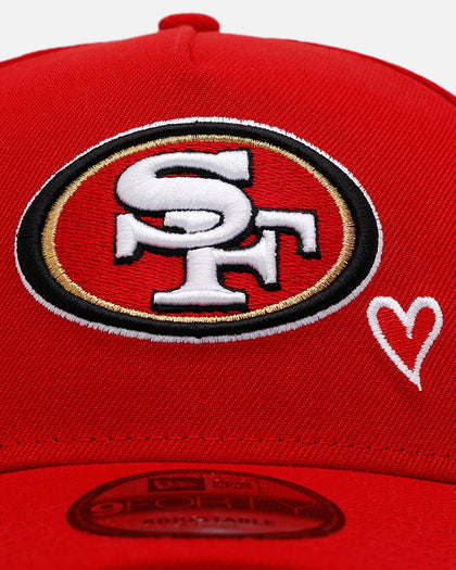 New Era San Francisco 49ers 'Team Color Hearts' 9FORTY A-Frame Snapback Official Team Color