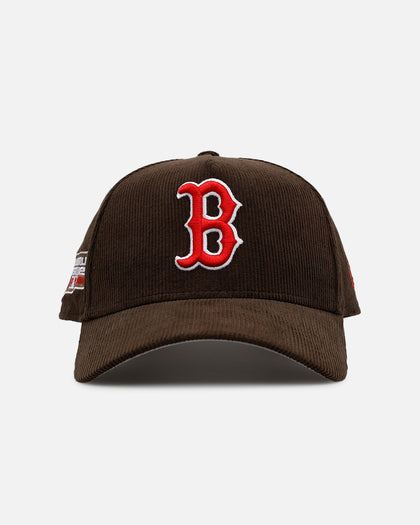 New Era Boston Red Sox 'Walnut Cord' 9FORTY A-Frame Corduroy Snapback Walnut