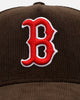 New Era Boston Red Sox 'Walnut Cord' 9FORTY A-Frame Corduroy Snapback Walnut