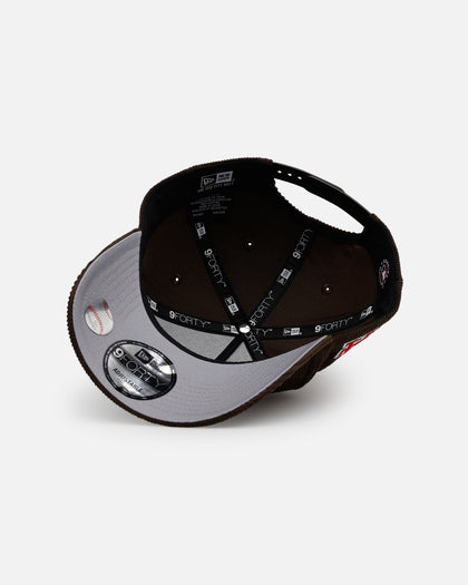 New Era Los Angeles Dodgers 'Walnut Cord' 9FORTY A-Frame Corduroy Snapback Walnut