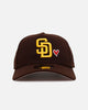 New Era San Diego Padres 'Team Color Hearts' 9FORTY A-Frame Snapback Official Team Color