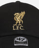 47 Brand Liverpool FC 'Metallic' 47 Clean Up Strapback Black/Gold