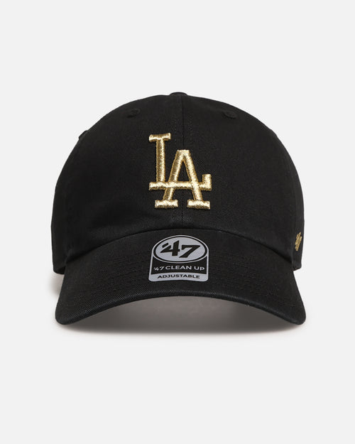 47 Brand Los Angeles Dodgers 'Metallic' 47 Clean Up Strapback Black/Gold
