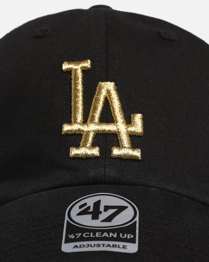 47 Brand Los Angeles Dodgers 'Metallic' 47 Clean Up Strapback Black/Gold