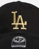 47 Brand Los Angeles Dodgers 'Metallic' 47 Clean Up Strapback Black/Gold
