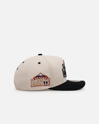 Mitchell & Ness Denver Nuggets 'I Love This Game' Pro Pinch Snapback Natural/Black